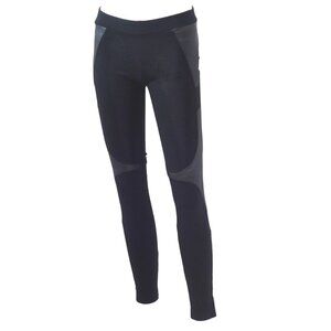 Helmut Lang 1990's Leggings With Lamb Leather Trim - USA